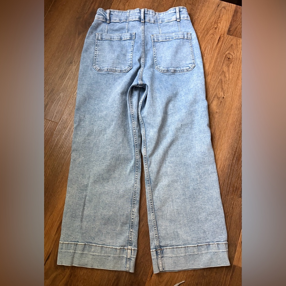 Bagatelle Jeans Womens Blue‎ Denim Wide-Leg High Waisted - Picture 11 of 12